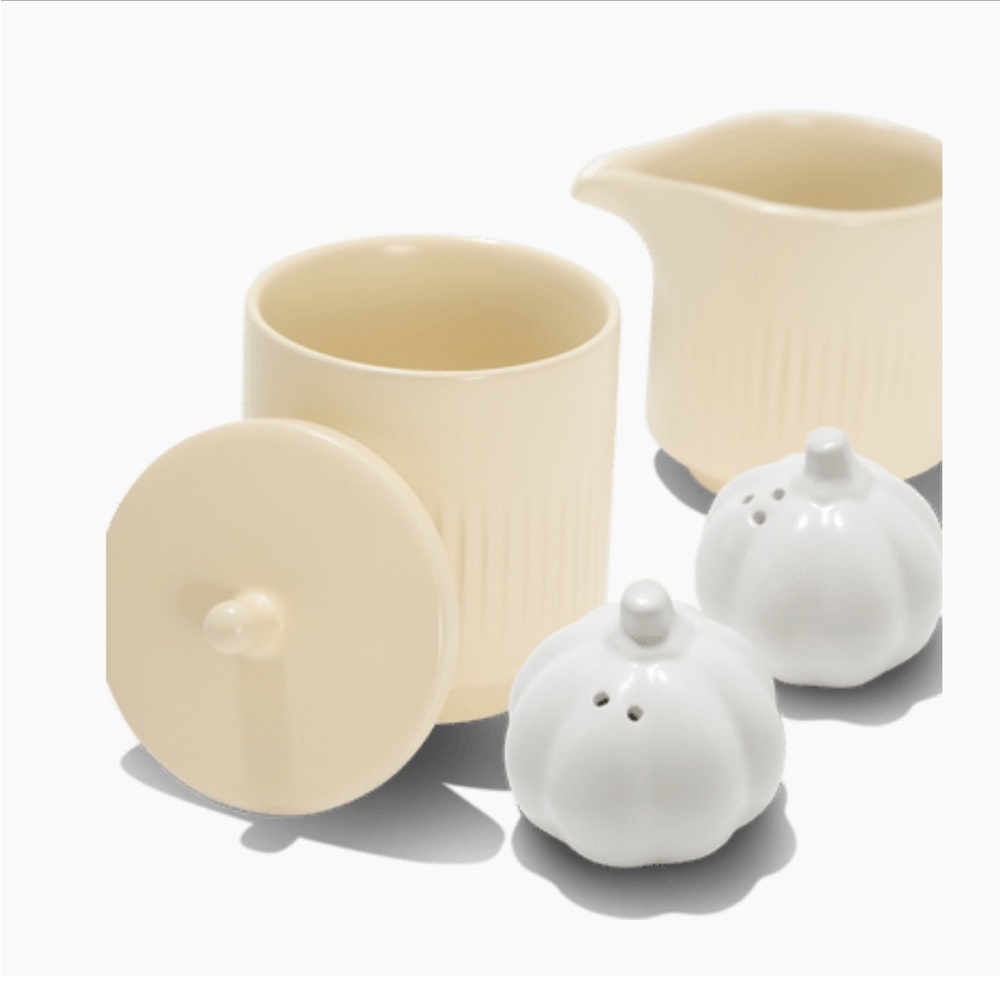 Cream Ceramic Kitchen Tool Set